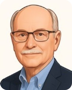 Illustrated portrait icon of Joe, creator of NENTZ