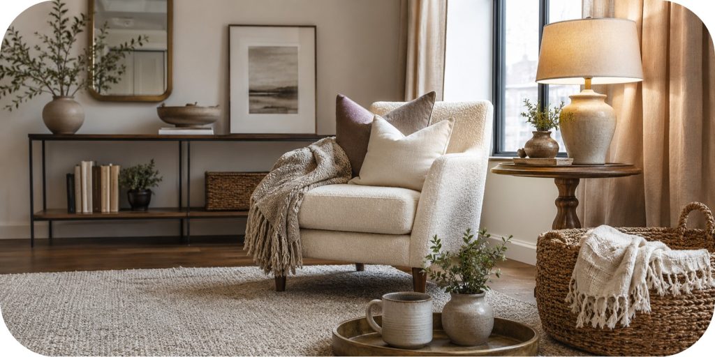 Cozy Apartment Living Room Corner