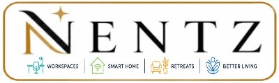 NENTZ logo for a visual lifestyle brand featuring home styling, outdoor living, entertaining ideas, smart finds, and inspiration for calmer everyday living.